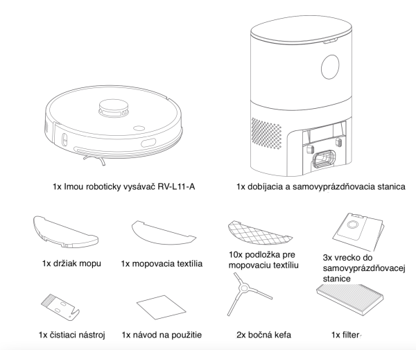 Robotický vákuový vysávač Dahua Imou RV-L11-A - Image 9